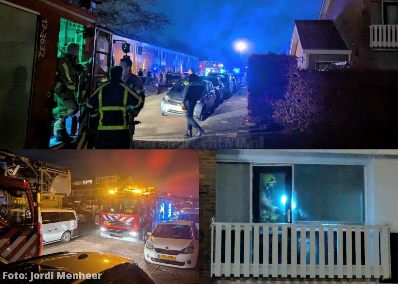 FOTO: Brand in keuken van woning aan de IJsselstraat