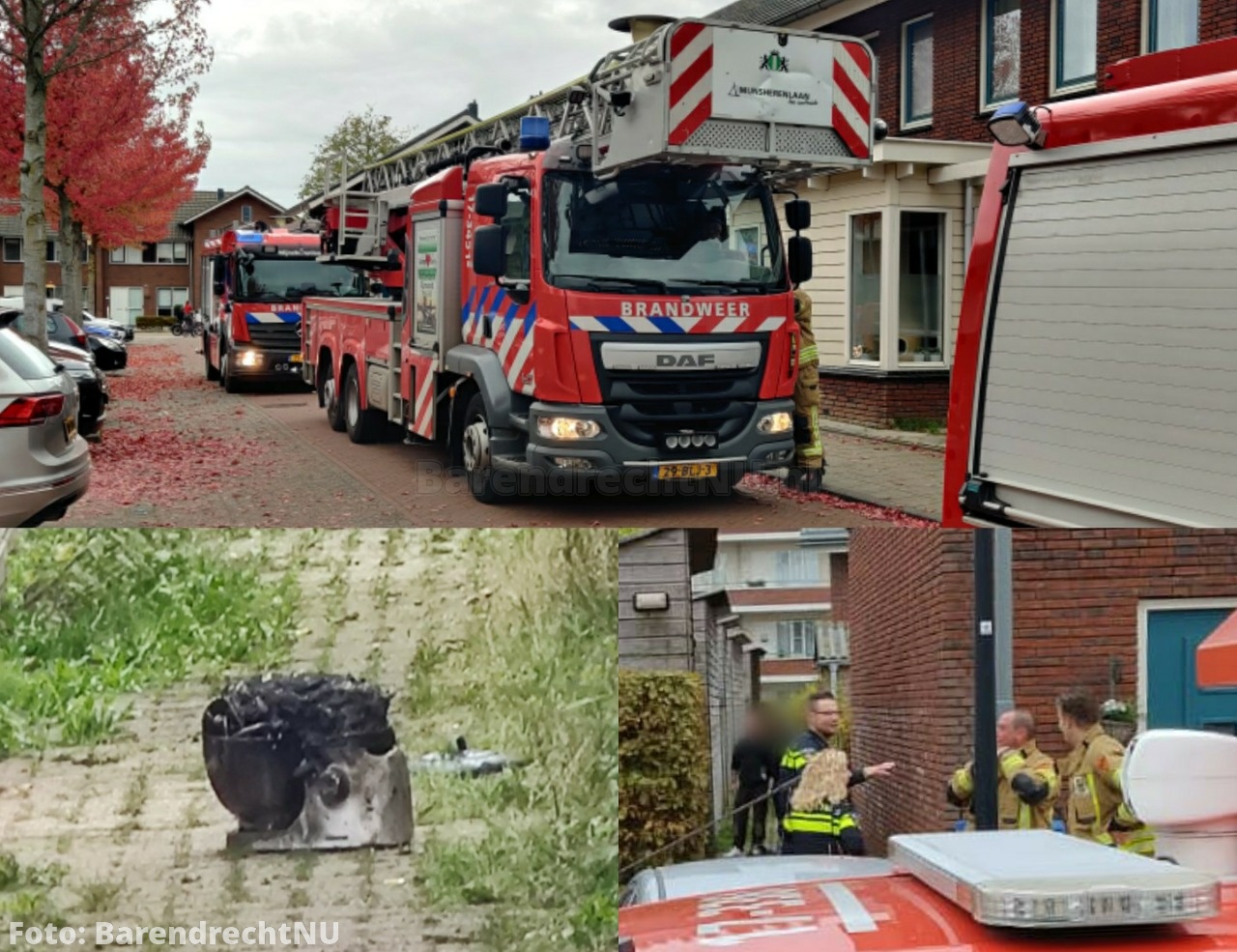 Keukenapparaat ontploft en in brand gevlogen aan de Paardenburg