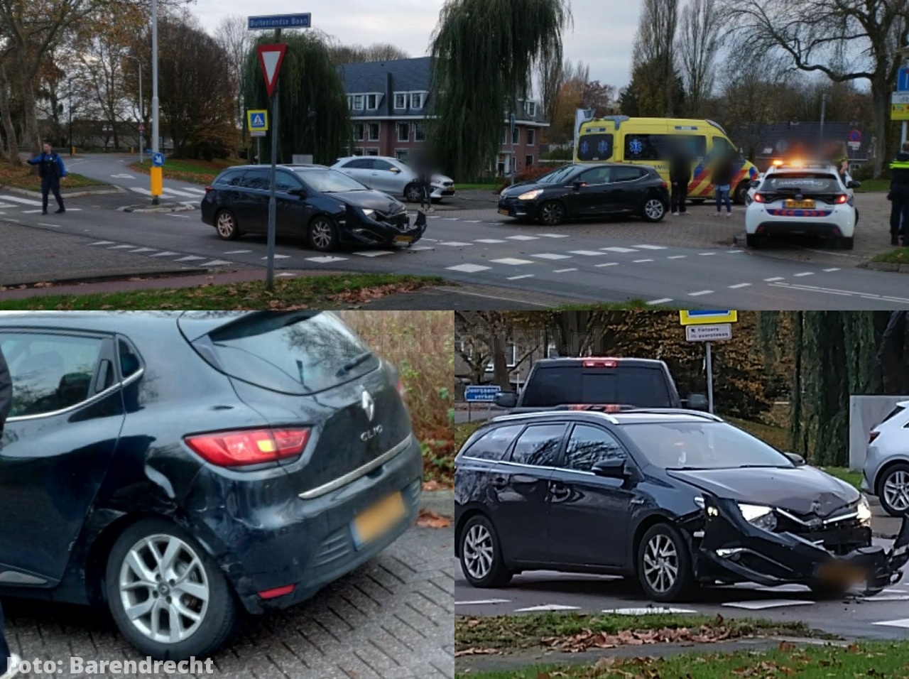 Aanrijding op kruising Buitenlandse Baan thv Sporthal de Driesprong