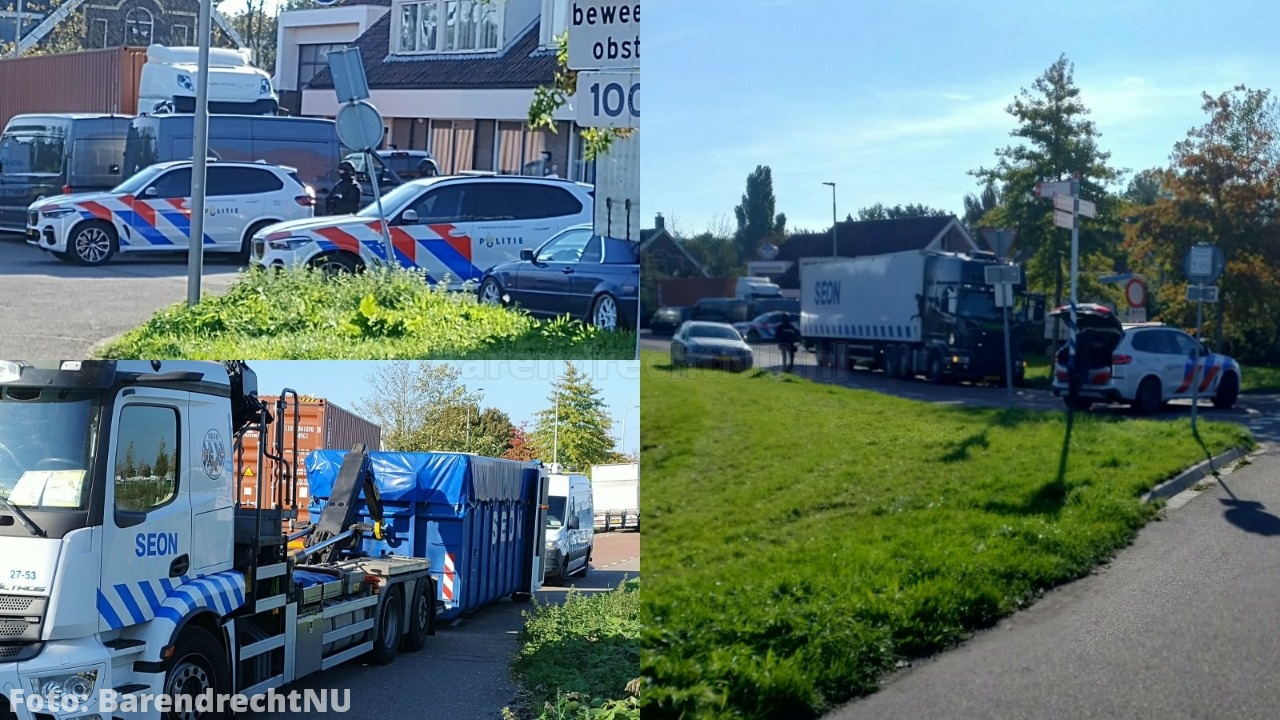 Live: Grote ontmanteling gaande aan de Gebroken Meeldijk nav inval door politie gisteravond
