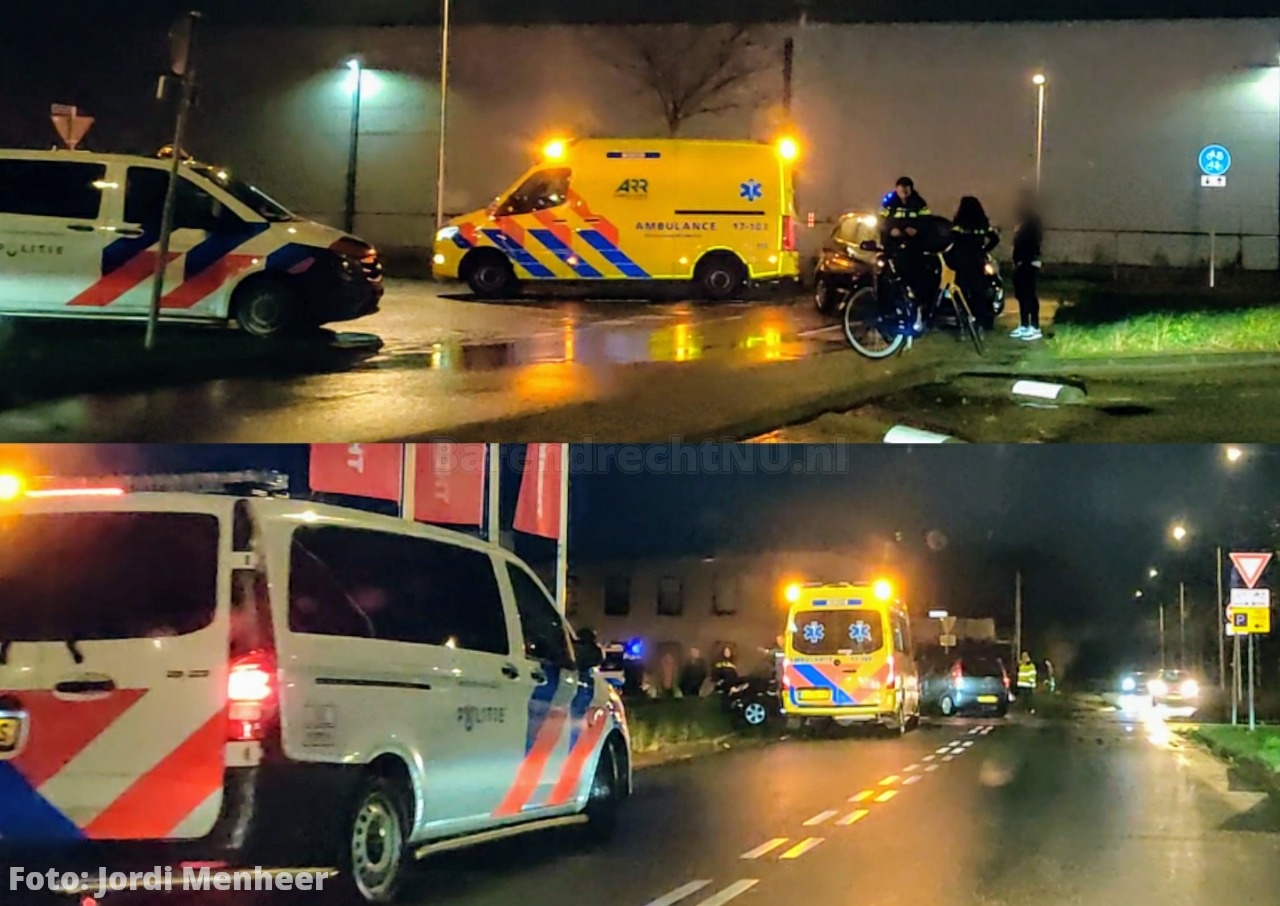 Live: Politie en ambulance bij aanrijding auto/fiets aan de Zweth