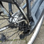 Fiets met vuur vernield in fietsenstalling Dalton Lyceum