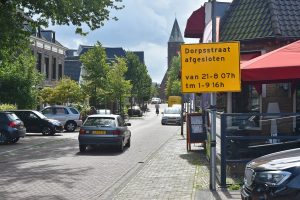 21 aug - 30 okt: Dorpsstraat deels afgesloten voor werkzaamheden aan gasnet