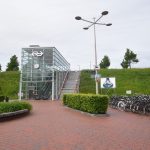 Fietsenstalling (Stationsplein) bij het NS station van Barendrecht aan de Stationsweg