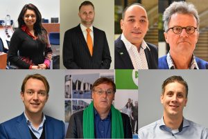 Lijsttrekkers gemeenteraadsverkiezing Barendrecht 2018 GR18