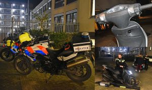 Gestolen scooter(s) aangetroffen bij scootercontrole in Barendrecht: Bestuurder dumpt scooter bij vlucht voor politie