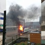 Vrachtwagencabine uitgebrand aan de Paulinapolder