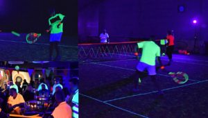 'Glow in the dark' tennis weekend bij Tennisvereniging Barendrecht