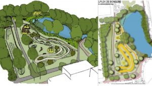 Definitief ontwerp voor Centraal park De Bongerd: Natuurspeelplek en hondenlosloopgebied