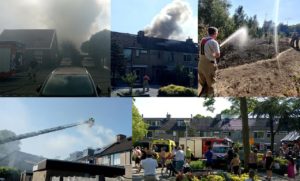 Zolderbrand aan de Schoener, schuurbrand aan de Kerkweg en natuurbrand langs Oude Maas