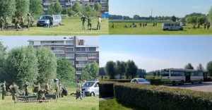 Militaire oefeningen in Barendrecht