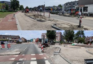 1 aug - 16 sept: Binnenlandse Baan tussen gemeentehuisplein en 't Vlak afgesloten