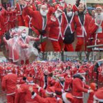 FOTO'S: Santa Run Barendrecht 2024 haalt €8.000 op voor Hospice de Reiziger