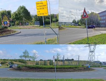 4- 30 aug: Carnisser Baan afgesloten tussen Lijsterbeswede en Vrijeburglaan ivm werkzaamheden aan rotonde