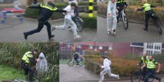 FOTO'S: Jeugd op de vlucht voor politie tijdens The Hunt
