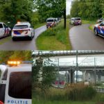 Burgemeester beëindigd weer verboden demonstratie op het spoor bij het Havenspoorpad