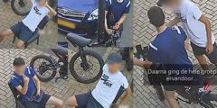 Politie deelt beelden van verdachten van fatbike straatroof aan Van Beuningenhaven