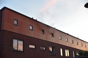 Zolderbrand in woning aan de Van Duin-Akker in Barendrecht