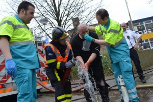 Brandweerwedstrijd: Brandstichtende maniak in schoolgebouw Hoeksteen aan de Kruidentuin