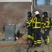 Containerbrand aan de Evertsenstraat in Barendrecht