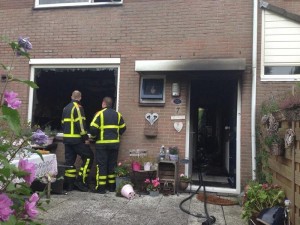 Uitslaande brand in woning aan de Schokker in Barendrecht