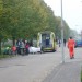 Traumahelikopter naar gewonde man aan de Rossinisingel (Spinetstraat) in Barendrecht