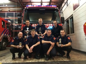 Brandweer Barendrecht pakt 1e plaats bij brandweerwedstrijden (Eilandenwedstrijd)