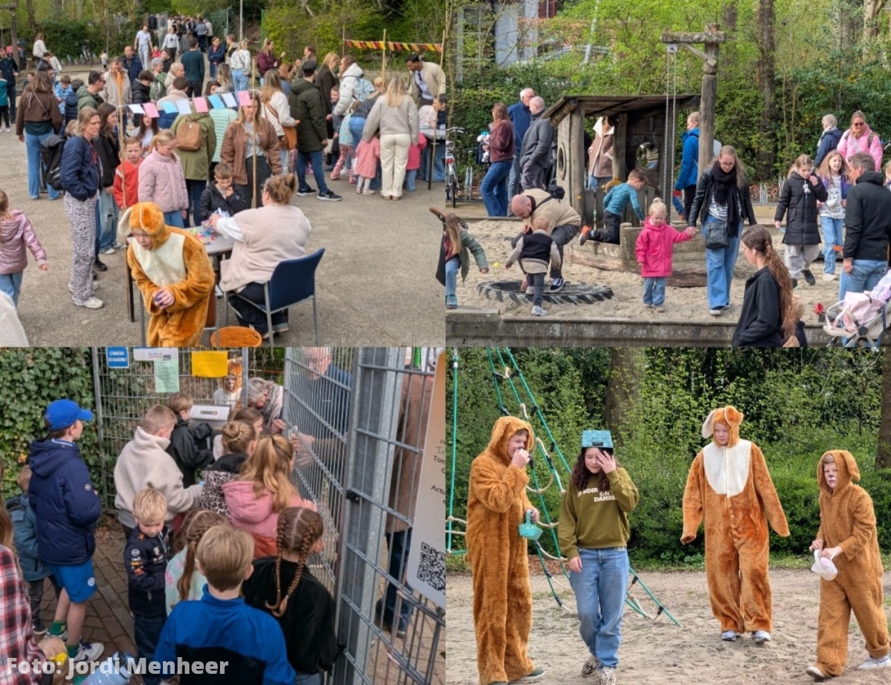 Paaseieren zoeken in de Oranjespeeltuin