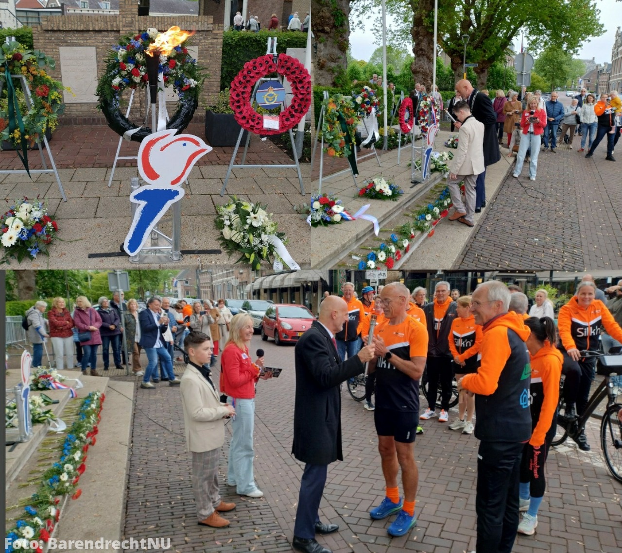 Bevrijdingsvuur vanochtend aangekomen in Barendrecht