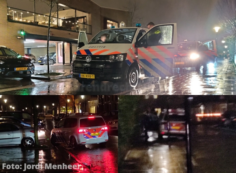 10 politiewagens en vele agenten in kogelwerende vesten aan de Leeuwenburg