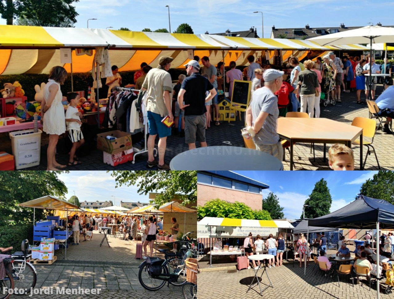 Actiemarkt bij de Immanuëlkerk aan de Klarinetweg nog tot 13:30 uur