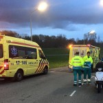 Scooterrijder snijdt bocht af en botst op fietser bij Heinenoordtunnel