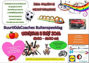 8 juni: Buitenspeeldag op het schoolplein van CBS de Vrijenburg