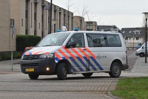 Politieauto in Carnisselande
