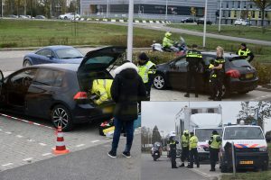 Inbrekerswerktuig aangetroffen bij grote politiecontrole in Barendrecht: "Beste boef, u bent gewaarschuwd"