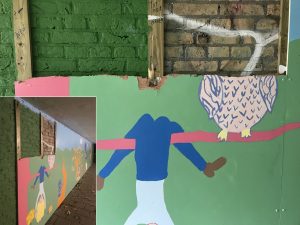 Vandalisme Park Buitenoord: Kunstproject van tunneltje met grof geweld vernield