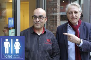 Publiek toegankelijke toiletten in Barendrecht herkenbaar dankzij sticker