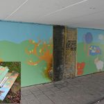 Kunstproject in tunneltje Park Buitenoord zal worden hersteld na vernieling op oudejaarsdag