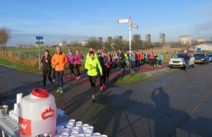 Trainingslopen voor Marathon Rotterdam 2018 bij CAV Energie
