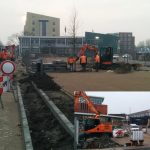 Bouwupdate werkzaamheden nieuwe gemeentehuisplein: Bomen, parkeerplaatsen en entree Middenbaan