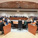 Bijeenkomst gemeenteraad (04-04-2018) over coalitieonderhandelingen
