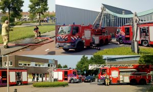 Sporthal Aksent geëvacueerd door brandmelding: slechts een kleine buitenbrand