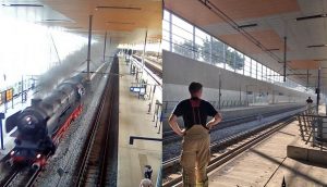 Stoomtrein door Station Barendrecht veroorzaakt brandmelding