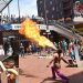 Limbodansen, vlammende shows en een slang om je nek tijdens het midsummer event in winkelcentrum Carnisse Veste
