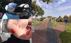 18-jarige vrouw gewond door uitwijkmanoeuvre op de Voordijk: Man op scooter doorgereden