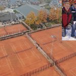 Deze winter bij voldoende vorst een grote natuurijsbaan op het sportpark van Tennisvereniging Barendrecht