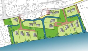 Intentieovereenkomst: 17 nieuwe woningen met uitzicht op de Waal op voormalig GTI terrein Noldijk