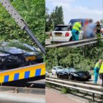 Vrouw gewond bij kop-staart aanrijding op Dierensteinweg, Ferrari met schade en lekkage afgevoerd