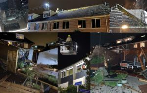 Vier gewonden en enorme schade door windhoos in Ter Leede
