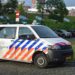 Politieauto bij de Carnisse Veste